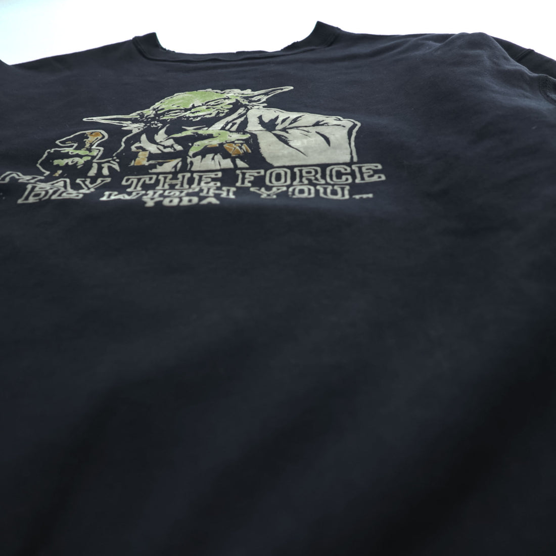 BOWWOW Japan Made Sweatshirt, Size L, Black, Printed, Reverse Weave, STAR WARS