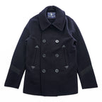 Rugby by RALPH LAUREN ピーコート L ネイビー メルトンウール Royal Army Clothing Department チンストラップ
