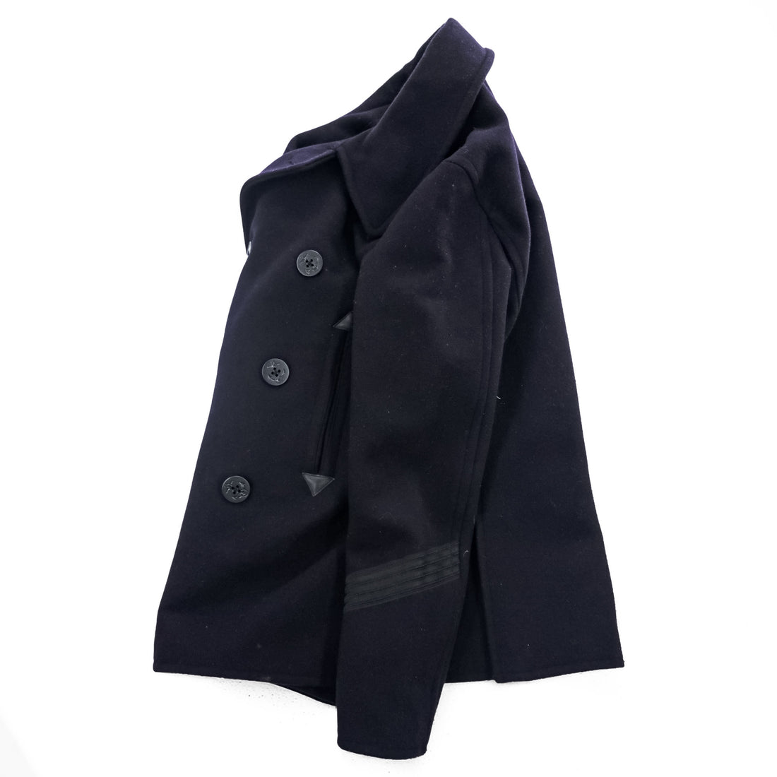 Rugby by RALPH LAUREN ピーコート L ネイビー メルトンウール Royal Army Clothing Department チンストラップ