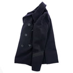 Rugby by RALPH LAUREN ピーコート L ネイビー メルトンウール Royal Army Clothing Department チンストラップ