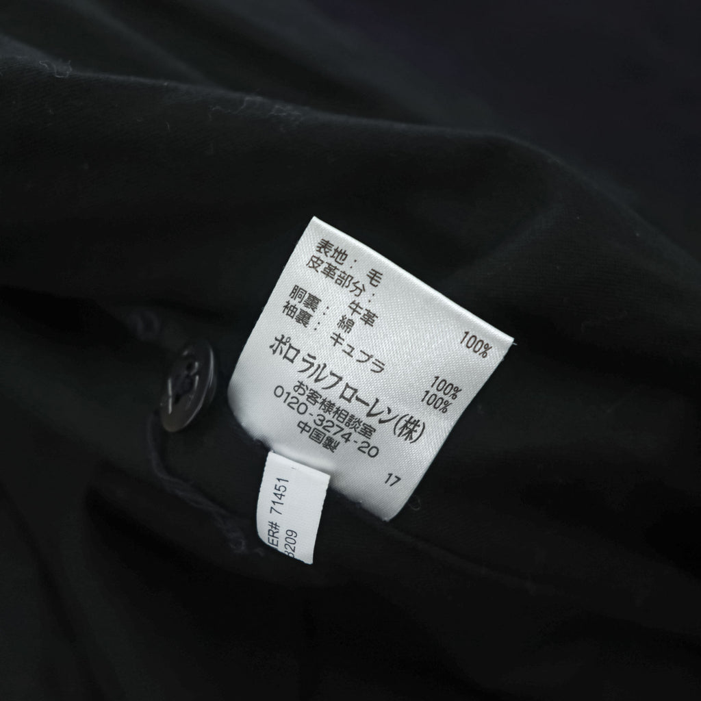 Rugby by RALPH LAUREN ピーコート L ネイビー メルトンウール Royal Army Clothing Department チンストラップ