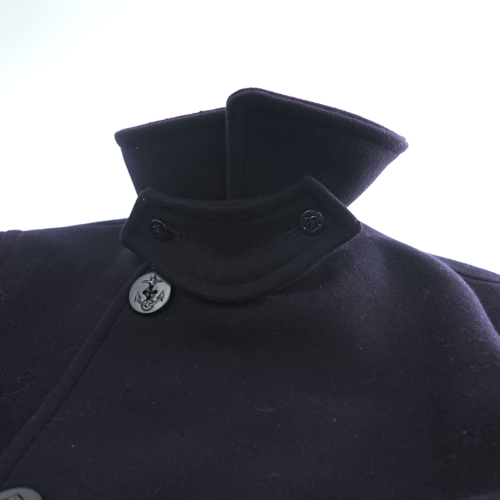 Rugby by RALPH LAUREN ピーコート L ネイビー メルトンウール Royal Army Clothing Department チンストラップ