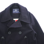 Rugby by RALPH LAUREN ピーコート L ネイビー メルトンウール Royal Army Clothing Department チンストラップ