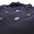 Rugby by RALPH LAUREN ピーコート L ネイビー メルトンウール Royal Army Clothing Department チンストラップ