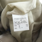 BURBERRY LONDON Japan Made Checked Tuck Pleated Skirt M Beige