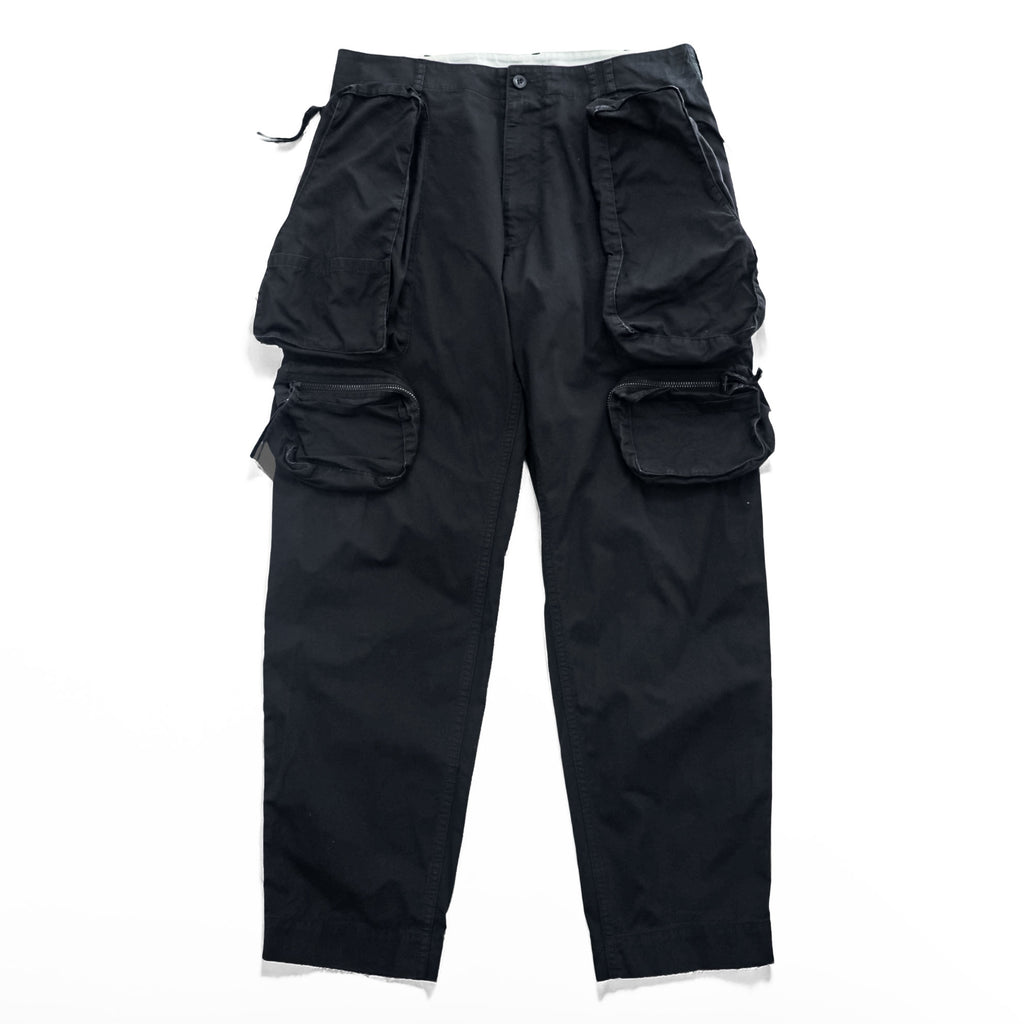 HUMIS Made in Japan  DEFORMATION MILITARY 6-PK PANTS Black M M-PT1002A