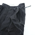 HUMIS Made in Japan  DEFORMATION MILITARY 6-PK PANTS Black M M-PT1002A