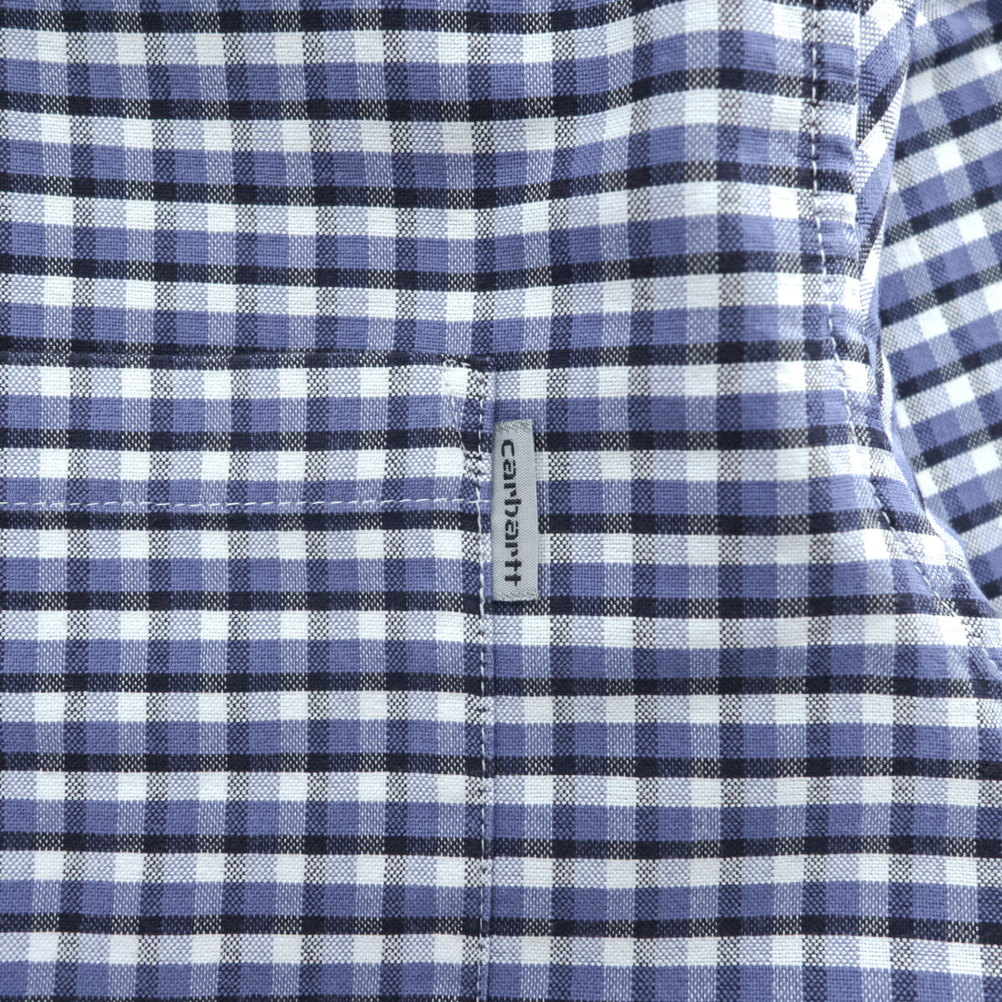 carhartt WIP 長袖 チェックシャツ L ブルー L/S LEMMING SHIRT 胸ポケット I024138