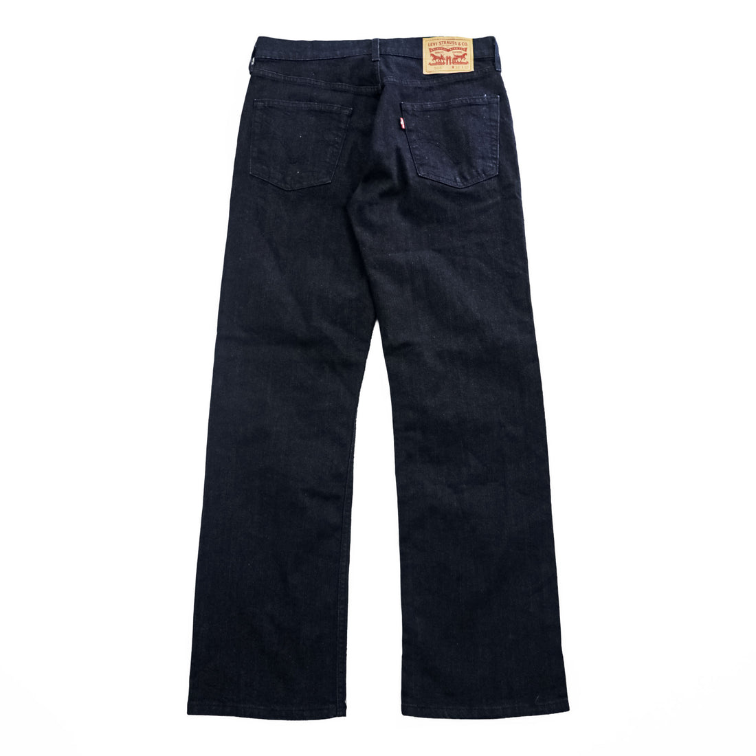 Levi's 506 ストレート デニムパンツ ジーンズ M インディゴ ブルー 濃紺 ジッパーフライ
