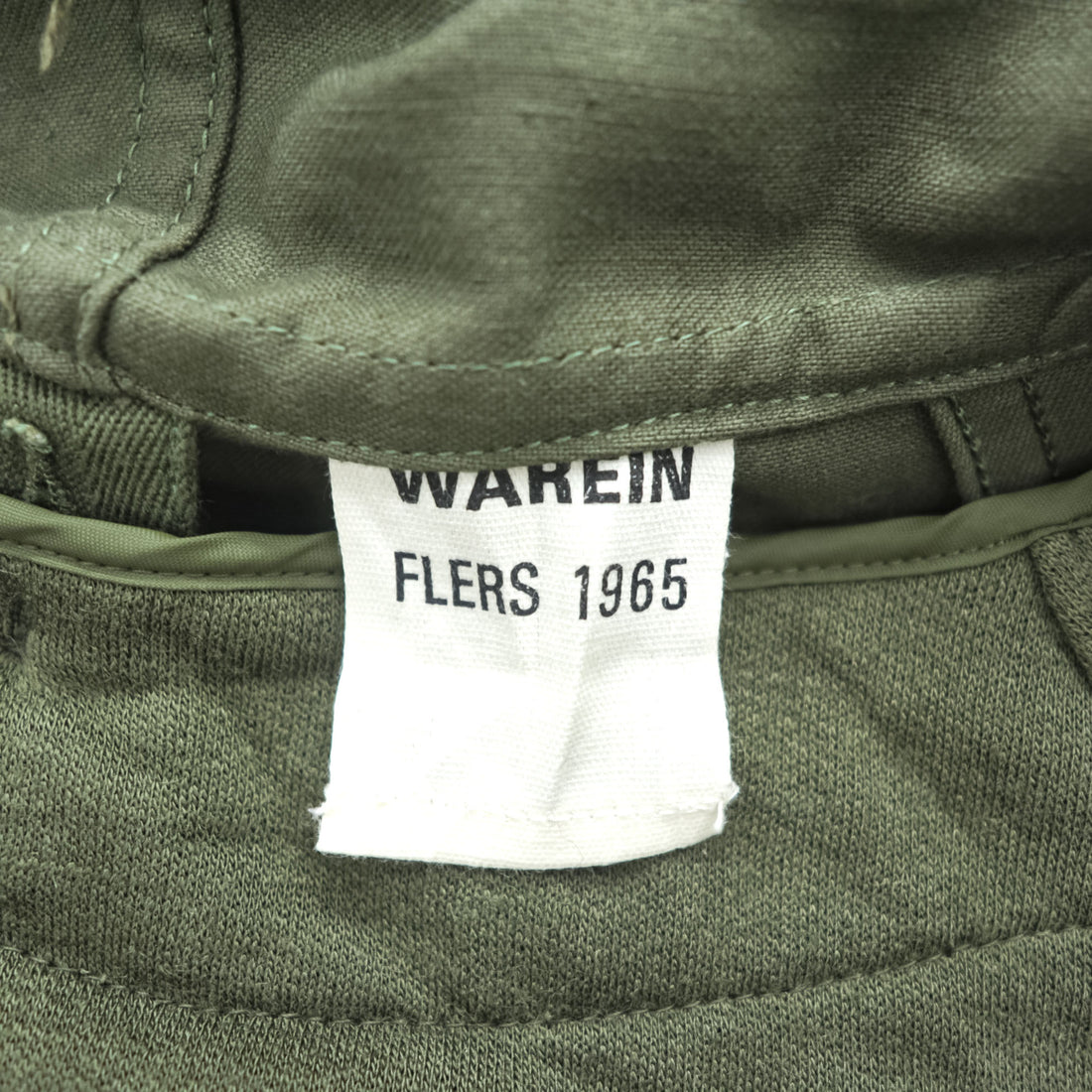 60年代 フランス軍 ヴィンテージ M-64 フィールドパーカー モッズコート XL ドローコード ライナー着脱 WAREIN FLERS 1965 ユーロミリタリー