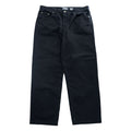 Eddie Bauer 90年代 ヴィンテージ ブラック デニムパンツ ジーンズ L ワイドテーパード ジッパーフライ RELAXED FIT