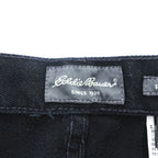 Eddie Bauer 90年代 ヴィンテージ ブラック デニムパンツ ジーンズ L ワイドテーパード ジッパーフライ RELAXED FIT