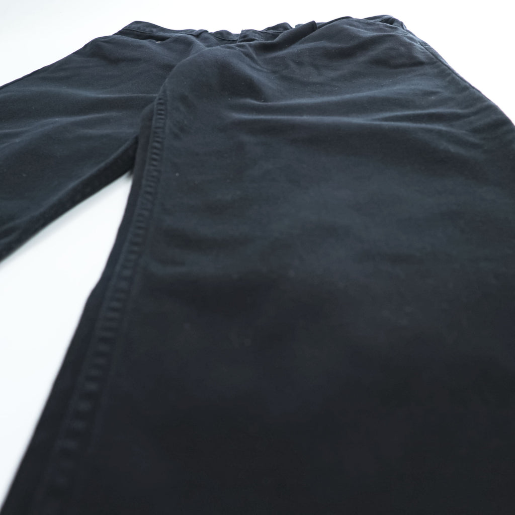 Eddie Bauer 90年代 ヴィンテージ ブラック デニムパンツ ジーンズ L ワイドテーパード ジッパーフライ RELAXED FIT