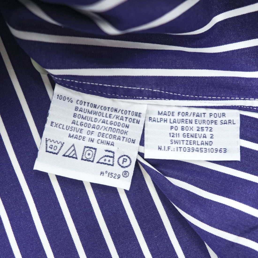 Polo Ralph Lauren 90s Vintage Long-Sleeve Button-Down Shirt, Size M, Blue, Striped, Small Pony Logo Embroidery, Slim Fit