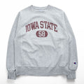 Champion リバースウィーブ REVERSE WEAVE スウェット トレーナー L グレー カレッジ アーチロゴ IOWA STATE