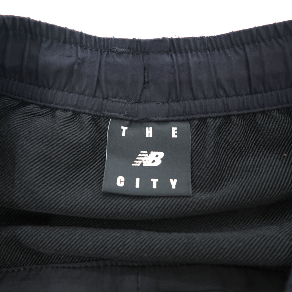 NEW BALANCE Light Padded Track Pants, Jersey, Size L, Black, Insulated, THE CITY ACTIVE AMP25034