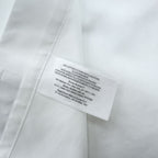Brooks Brothers バンドカラー 長袖 シャツ XL ホワイト SLIM FIT ノンアイロン 胸ポケット