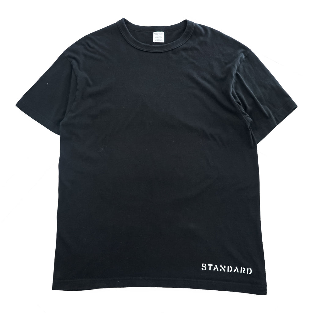 BUZZ RICKSON'S Japan Made T-Shirt XXL Black TYPE1, CLASS1 Military Stencil Crewneck