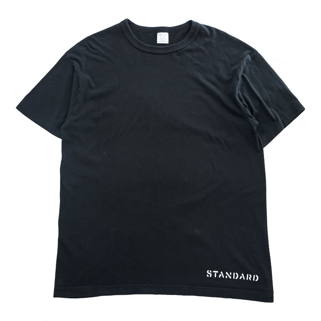 BUZZ RICKSON'S 日本製 クルーネック Tシャツ XXL ブラック TYPE1 CLASS1 ミリタリー ステンシル