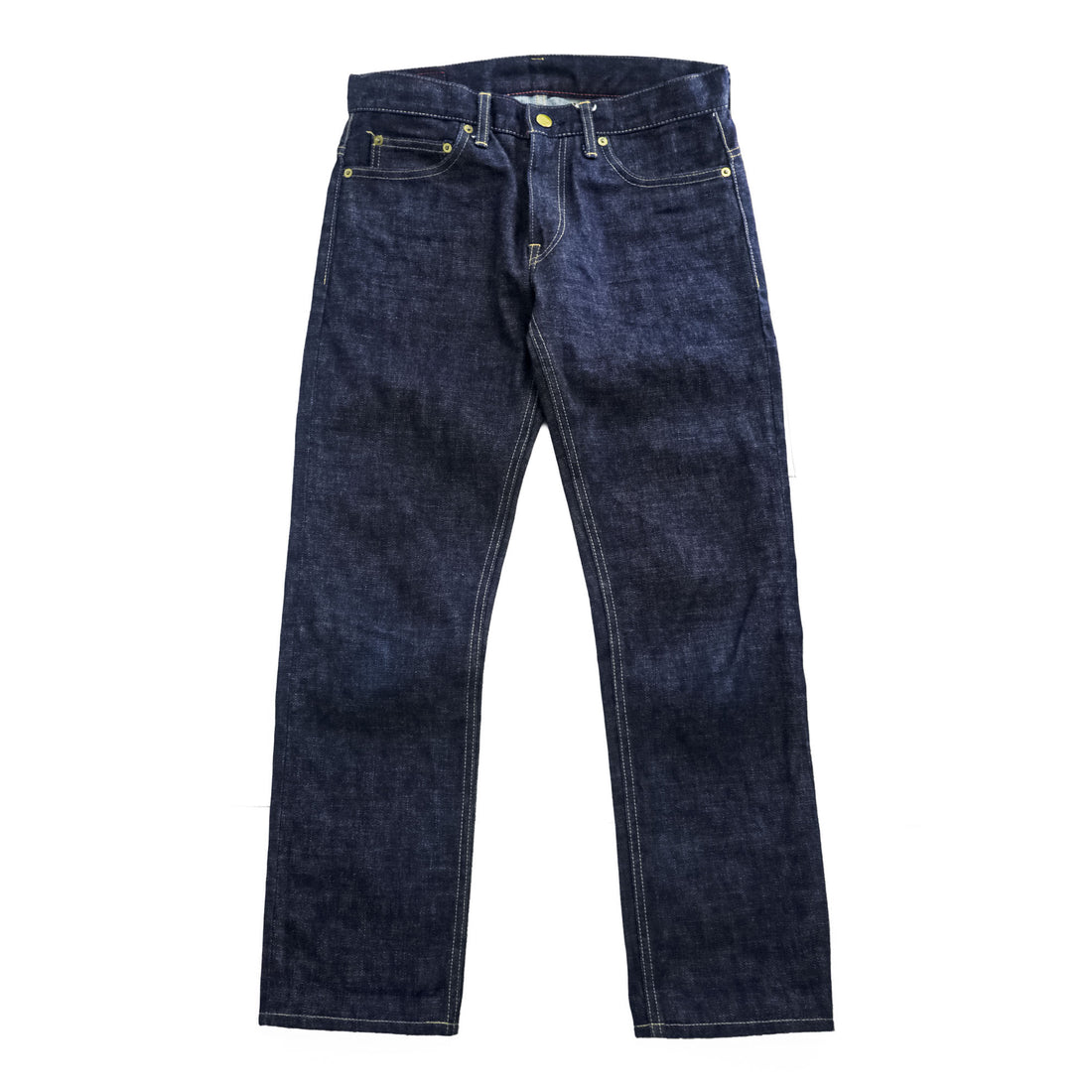 blackmeans 日本製 セルヴィッヂ デニムパンツ Hiroshima Denim TAPERED ジーンズ M インディゴ ブルー ストレート VINTAGE INDIGO 945-70HDP03-1