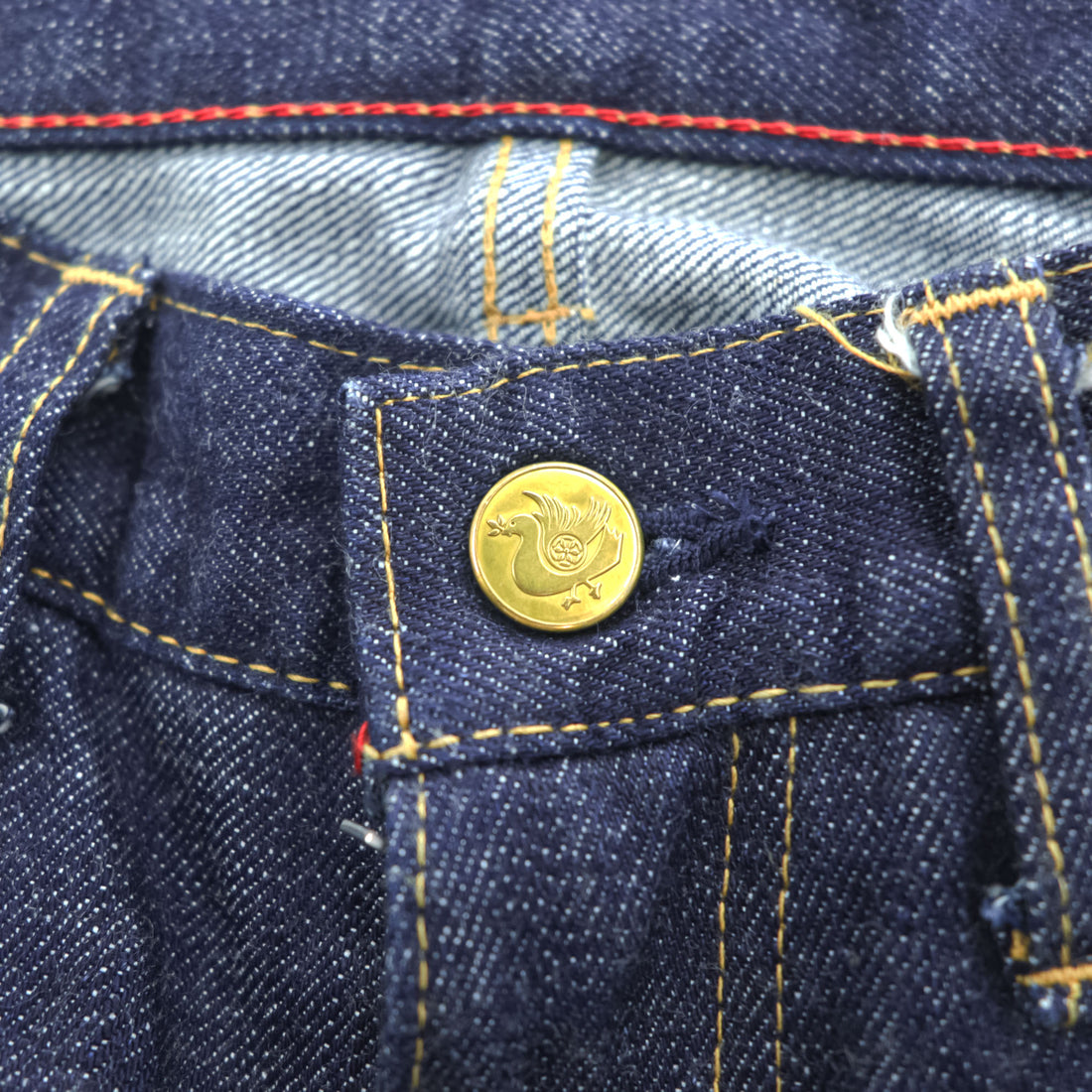 blackmeans 日本製 セルヴィッヂ デニムパンツ Hiroshima Denim TAPERED ジーンズ M インディゴ ブルー ストレート VINTAGE INDIGO 945-70HDP03-1