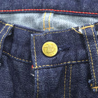 blackmeans 日本製 セルヴィッヂ デニムパンツ Hiroshima Denim TAPERED ジーンズ M インディゴ ブルー ストレート VINTAGE INDIGO 945-70HDP03-1