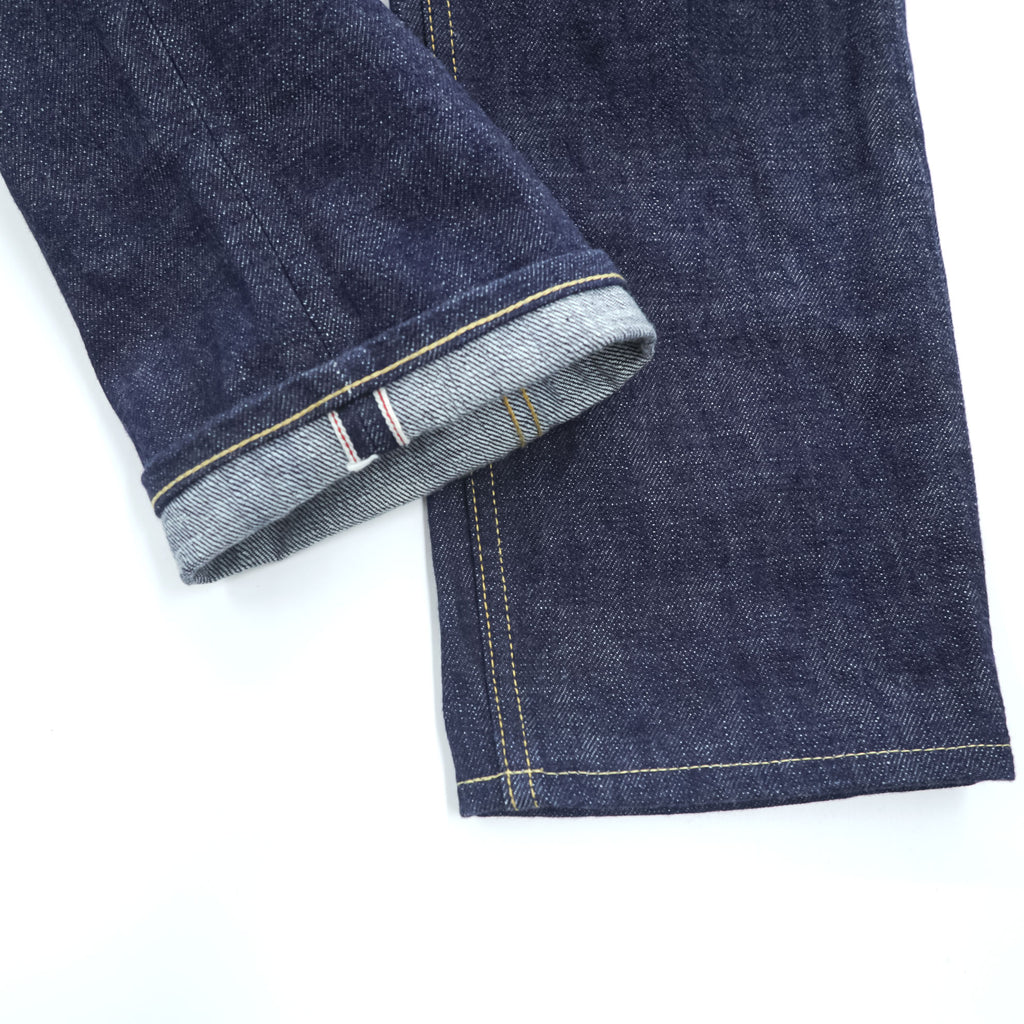 blackmeans 日本製 セルヴィッヂ デニムパンツ Hiroshima Denim TAPERED ジーンズ M インディゴ ブルー ストレート VINTAGE INDIGO 945-70HDP03-1