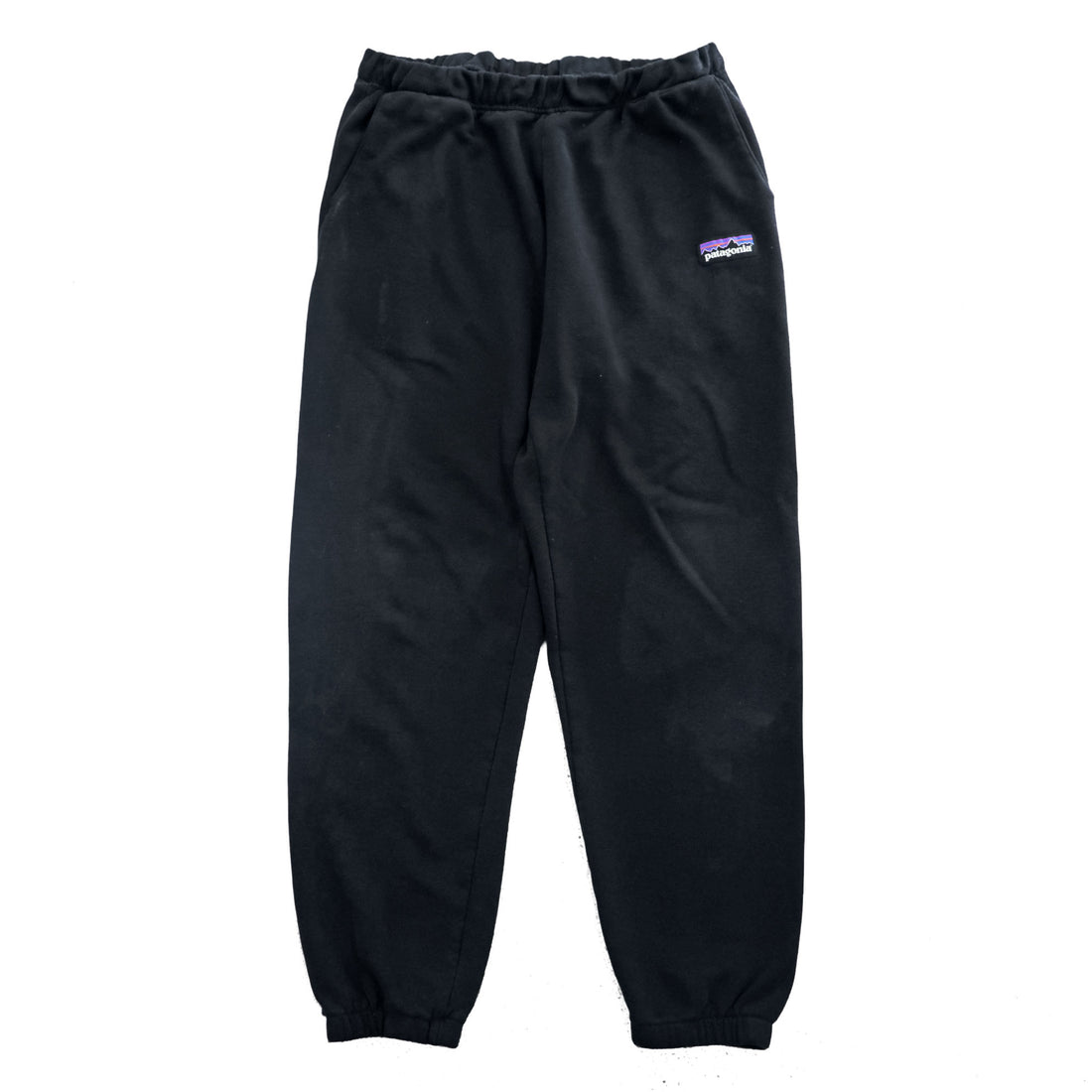 Patagonia P-6 ラベル アップライザル スウェットパンツ L ブラック コットン