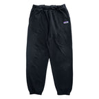 Patagonia P-6 ラベル アップライザル スウェットパンツ L ブラック コットン