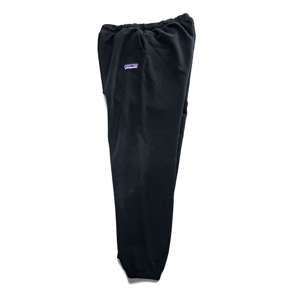 Patagonia P-6 ラベル アップライザル スウェットパンツ L ブラック コットン