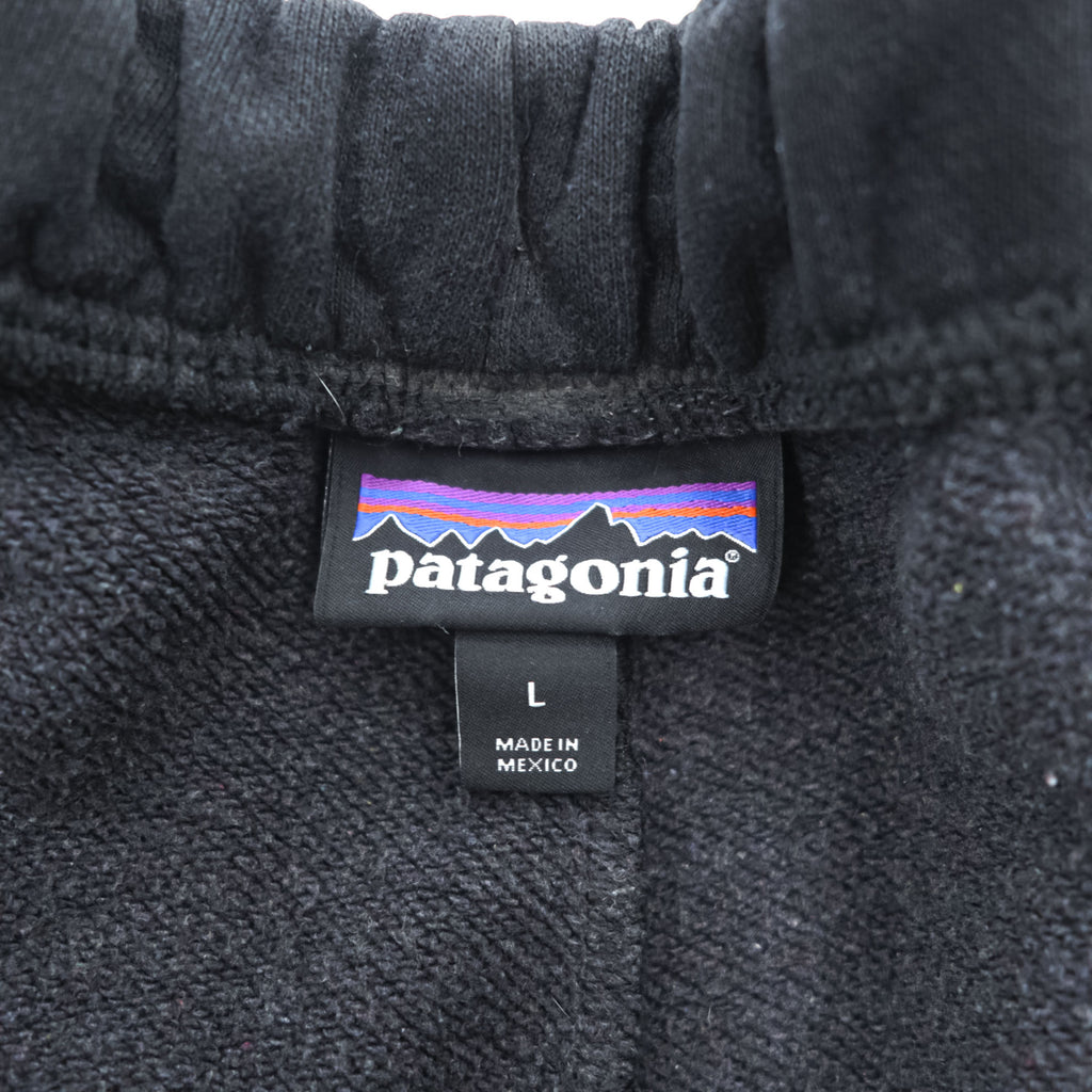 Patagonia P-6 ラベル アップライザル スウェットパンツ L ブラック コットン