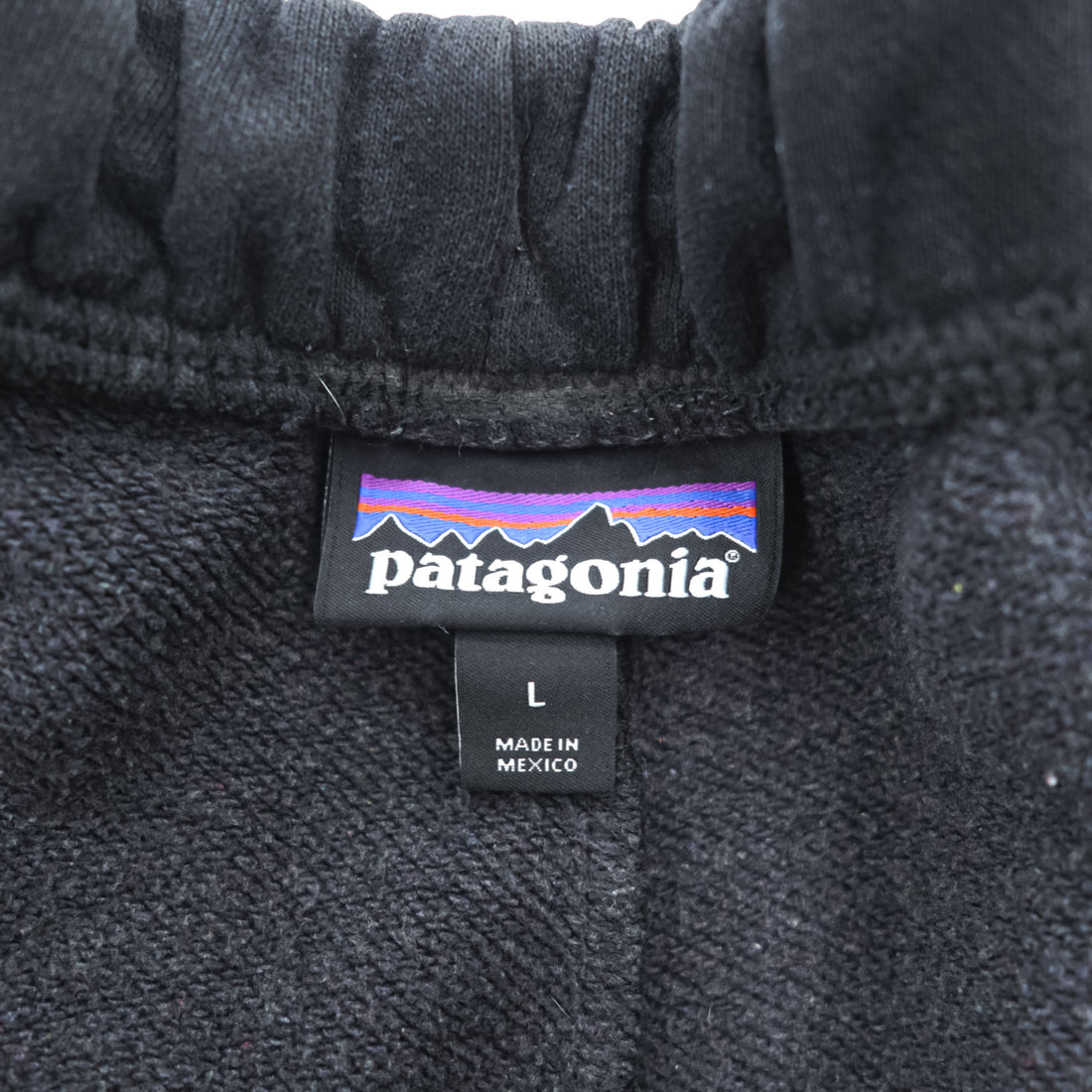 Patagonia P-6 ラベル アップライザル スウェットパンツ L ブラック コットン