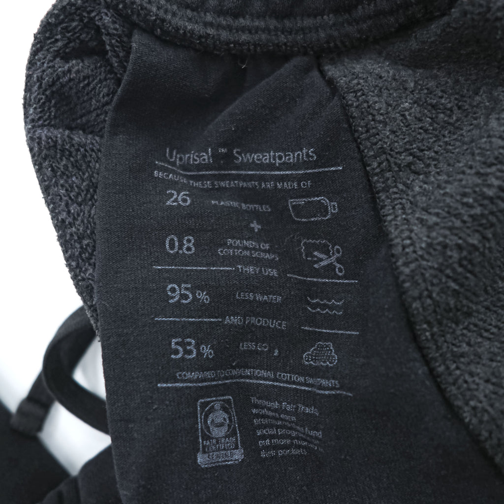 Patagonia P-6 ラベル アップライザル スウェットパンツ L ブラック コットン