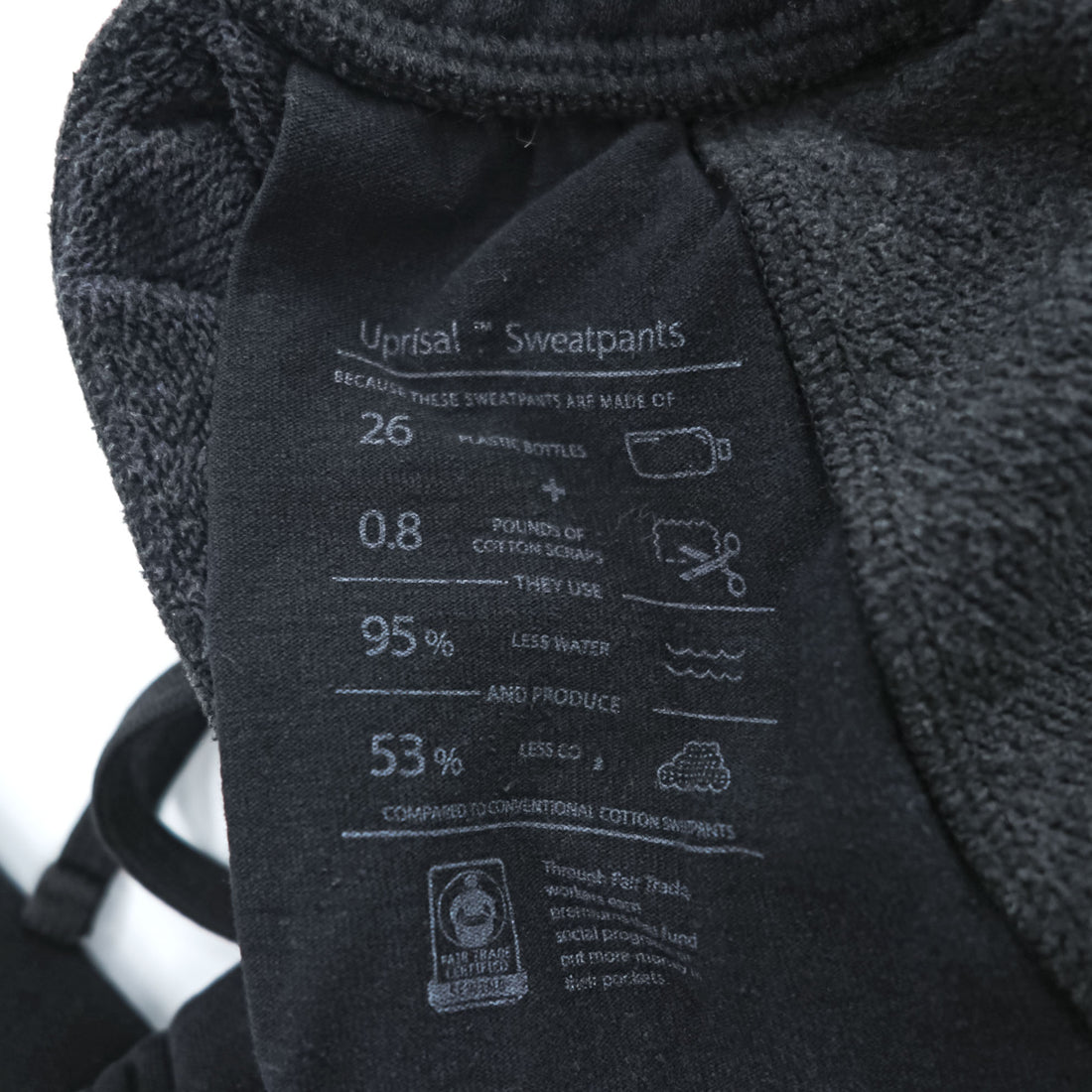 Patagonia P-6 ラベル アップライザル スウェットパンツ L ブラック コットン