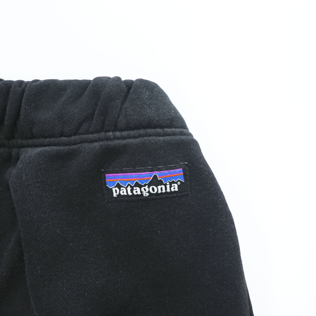 Patagonia P-6 ラベル アップライザル スウェットパンツ L ブラック コットン