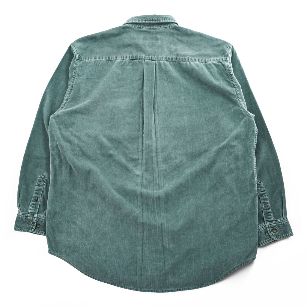 Eddie Bauer 00年代 ヴィンテージ 長袖 ボタンダウンシャツ XL コーデュロイ 胸ポケット ビッグサイズ