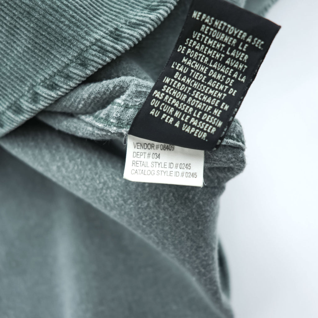Eddie Bauer 00年代 ヴィンテージ 長袖 ボタンダウンシャツ XL コーデュロイ 胸ポケット ビッグサイズ