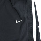NIKE 00年代 ヴィンテージ メッシュ ワイド トラックパンツ ジャージ L 裾ジップ スリット ブラック サイドライン
