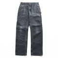 carhartt USA製 ダブルニー ダック ワークパンツ ペインターパンツ M グレー ORIGINAL FIT ダンガリー キャンバス B01 GVL