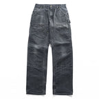 carhartt USA製 ダブルニー ダック ワークパンツ ペインターパンツ M グレー ORIGINAL FIT ダンガリー キャンバス B01 GVL