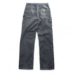 carhartt USA製 ダブルニー ダック ワークパンツ ペインターパンツ M グレー ORIGINAL FIT ダンガリー キャンバス B01 GVL