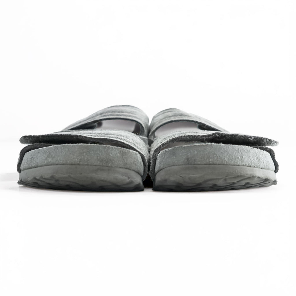 BIRKENSTOCK × toogood Sandals The Mud Larker Leather Sandals size US9 Gray Suede Leather