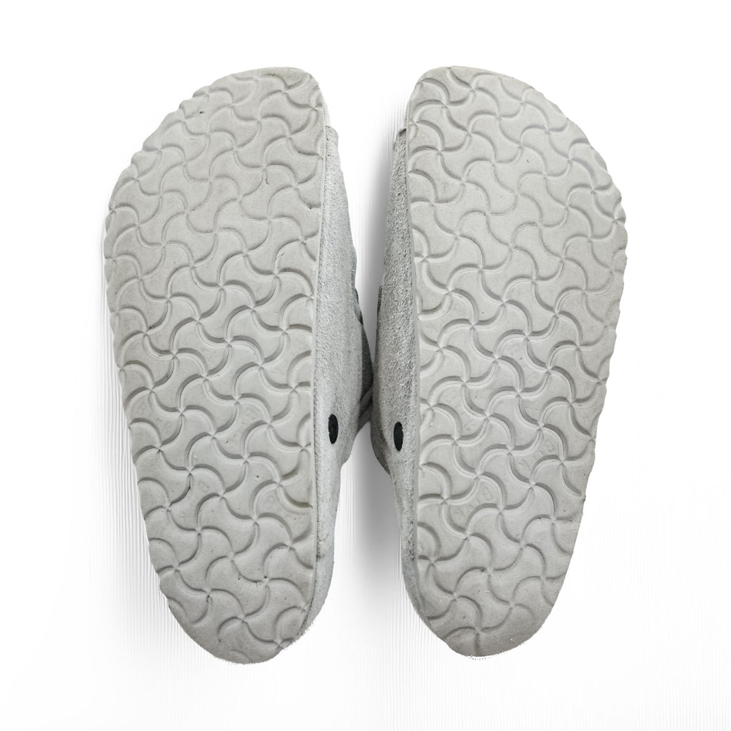 BIRKENSTOCK × toogood Sandals The Mud Larker Leather Sandals size US9 Gray Suede Leather