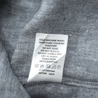 COUNTRY ROAD アイリッシュリネン 長袖 シャツ L グレー 麻100% REGULAR FIT 胸ポケット BAIRD McNUTT