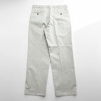 Brooks Brothers ワイド 2タック チノパンツ スラックス L ベージュ プリーツ ダブルカフス ADVANTAGE CHINO ELLIOT 346