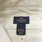 Brooks Brothers ワイド 2タック チノパンツ スラックス L ベージュ プリーツ ダブルカフス ADVANTAGE CHINO ELLIOT 346