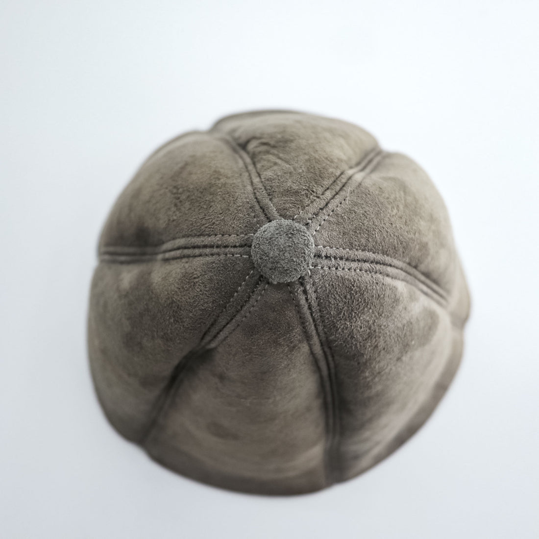Hender Scheme 日本製 チューリップハット mouton tulip hat グレー 羊革 シープレザー