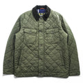 Barbour キルティングジャケット MAESBURY QUILT L ダブルジップ IDEAL 比翼 ボタン 中綿 コーデュロイ襟 MQU1110OL72