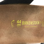 BIRKENSTOCK German-made sandals, US size 10.5, black and brown, Gizeh Flex Platform.