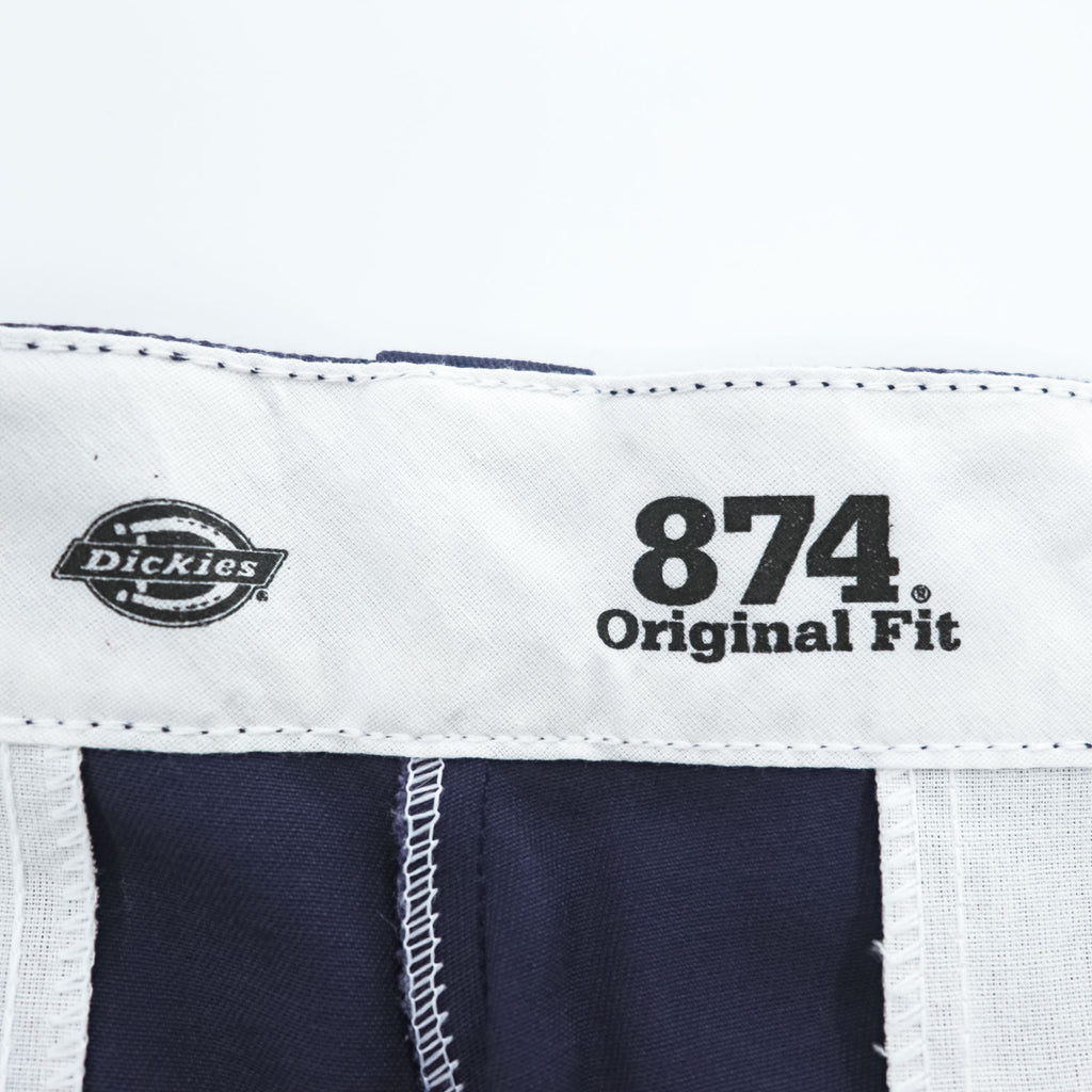 Dickies 874 オリジナルフィット チノ ワークパンツ 33 x 32 Original FIt ネイビー コットン